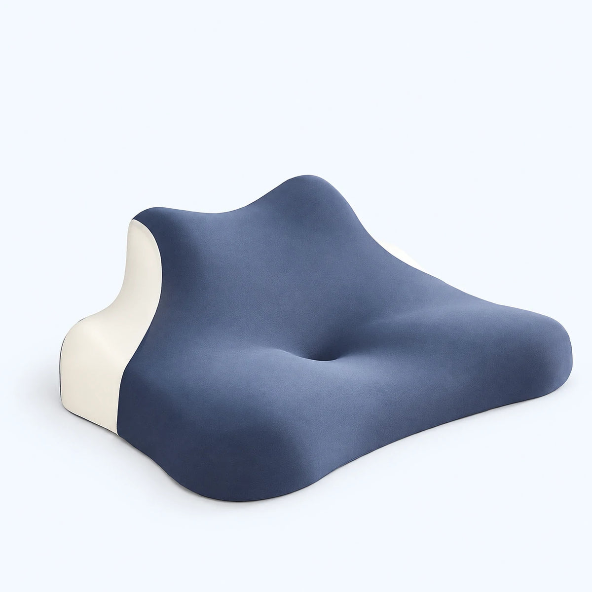 MellowLune ergonomic neck support pillow in dark blue