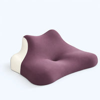 MellowLune ergonomic neck support pillow in purple