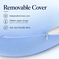 Long Body Pillow for Adults — Knee, Belly & Back Support for Side Sleeping