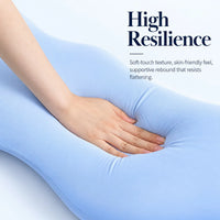Long Body Pillow for Adults — Knee, Belly & Back Support for Side Sleeping