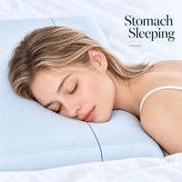Contour Memory Foam Pillow with Pillowcase — Triple-Layer Slow Rebound